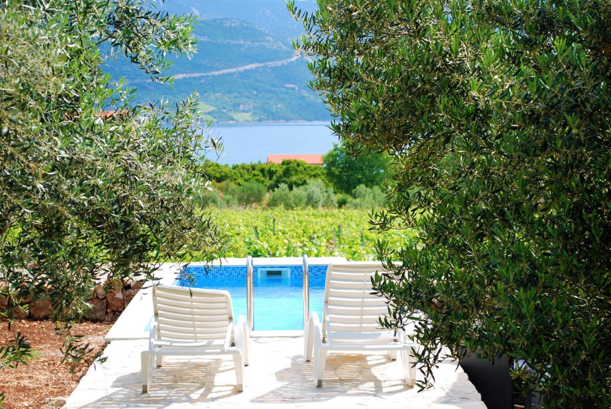 Vineyard House & Olive Grove House Villa Račišće Kültér fotó