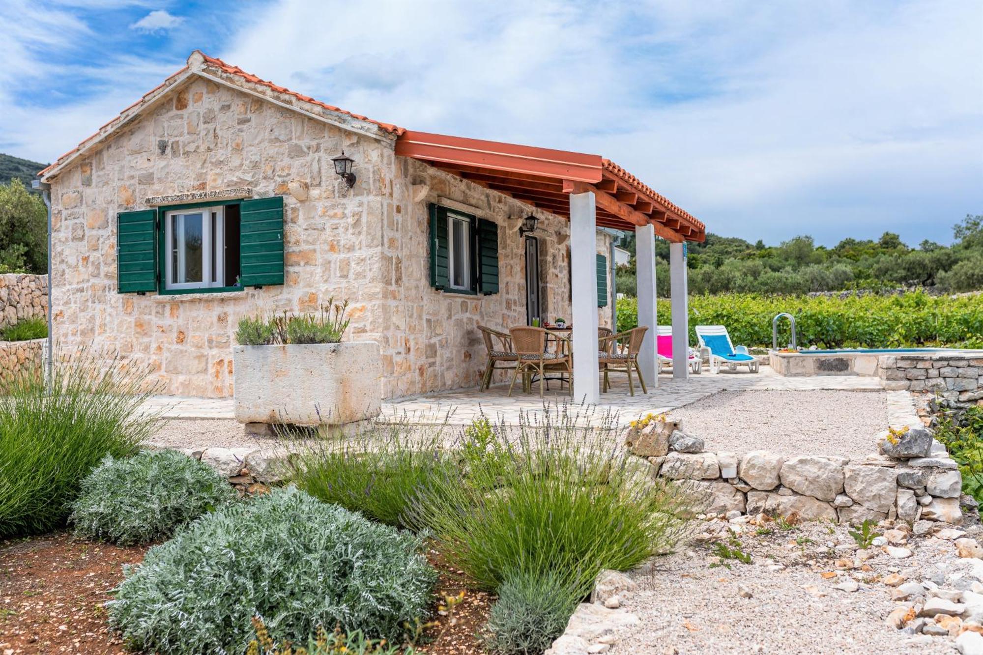 Vineyard House & Olive Grove House Villa Račišće Kültér fotó