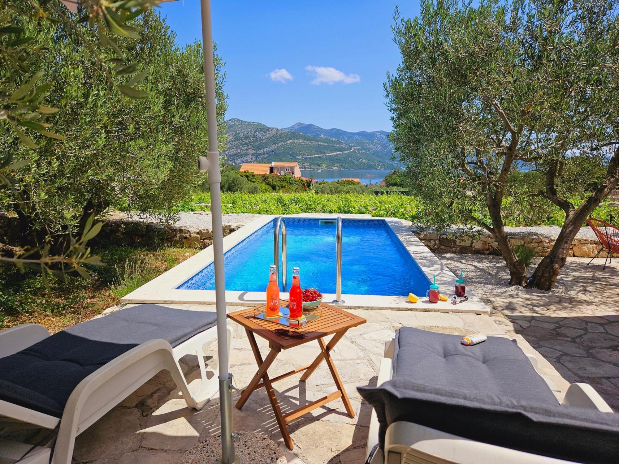 Vineyard House & Olive Grove House Villa Račišće Kültér fotó