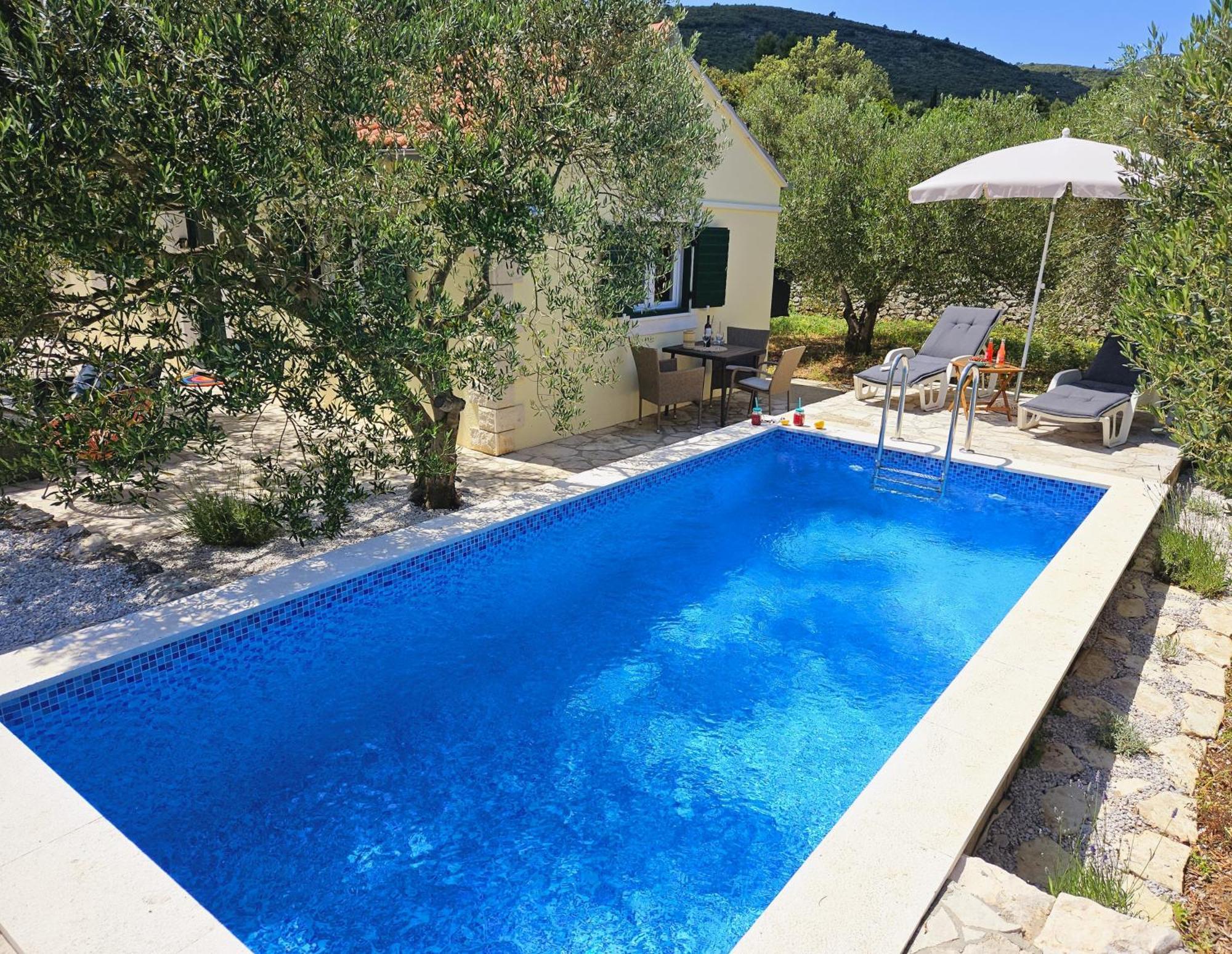 Vineyard House & Olive Grove House Villa Račišće Kültér fotó