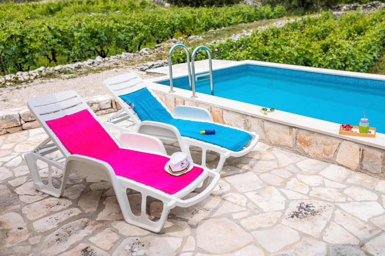 Vineyard House & Olive Grove House Villa Račišće Kültér fotó